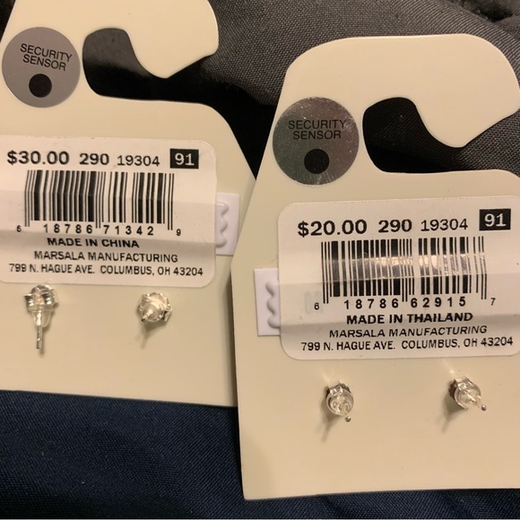 Itsy Bitsy sterling silver earrings - 2 pairs - Picture 5 of 5